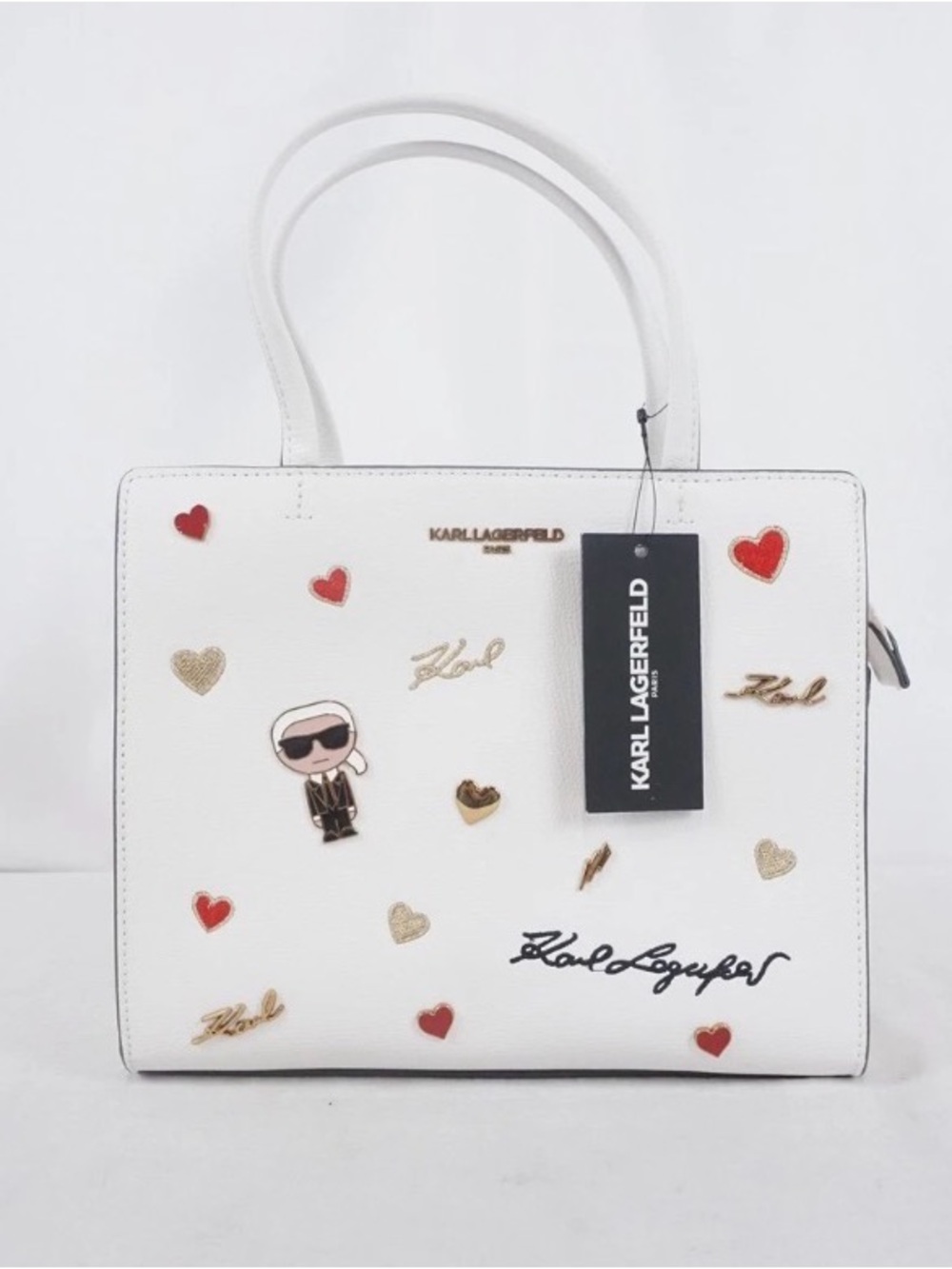 Karl Lagerfield  Maybelle Satchel with Cate Pins